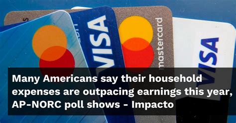 Many Americans say their household expenses are outpacing earnings this year, AP-NORC poll shows